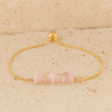 Bracelet Fin en Pierres Irrégulières