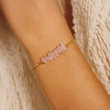 Bracelet Fin en Pierres Irrégulières