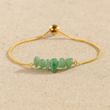 Bracelet Fin en Pierres Irrégulières