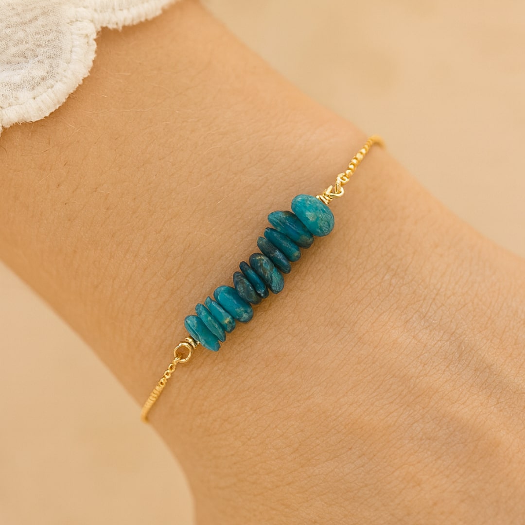 Bracelet Fin en Pierres Irrégulières