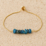 Bracelet Fin en Pierres Irrégulières
