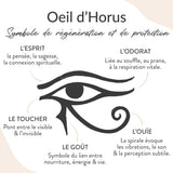 Collier "Symbole de Protection" Oeil d’Horus Doré