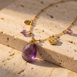 Collier Ombeline en Améthyste