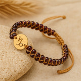 Bracelet Tressé "12 Constellations" en Pierres Naturelles