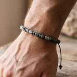 Bracelet "Force Intérieure" en Larvikite