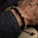 Bracelet "Stabilité Intérieure" en Jaspe