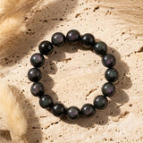Bracelet "Œil Gardien" en Obsidienne Œil Céleste