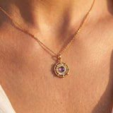 Collier “Etoile des Vents” en Améthyste
