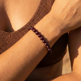 Bracelet "Force de Vie" en Grenat Almandin