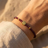 Bracelet Lien Protecteur Mauvais Œil en Pierres Naturelles