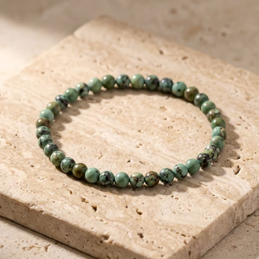 Bracelet Fin en Perles de Pierre de 4mm