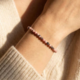 Bracelet Fin en Perles de Pierre de 4mm