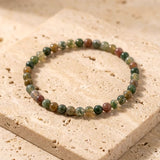 Bracelet Fin en Perles de Pierre de 4mm