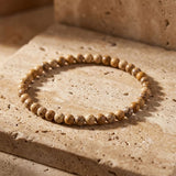 Bracelet Fin en Perles de Pierre de 4mm