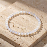 Bracelet Fin en Perles de Pierre de 4mm