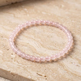 Bracelet Fin en Perles de Pierre de 4mm