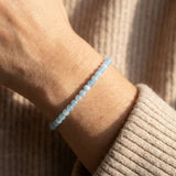 Bracelet Fin en Perles de Pierre de 4mm