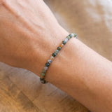 Bracelet Fin en Perles de Pierre de 4mm