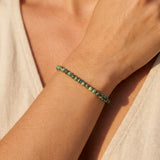 Bracelet Fin en Perles de Pierre de 4mm