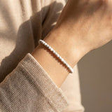 Bracelet Fin en Perles de Pierre de 4mm