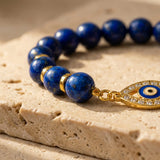 Bracelet "Regard de Vérité" en Lapis Lazuli