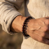 Bracelet "Bouclier Terrestre" en Œil de Taureau