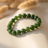 Bracelet “Dhara” en Jade Néphrite