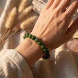 Bracelet “Dhara” en Jade Néphrite