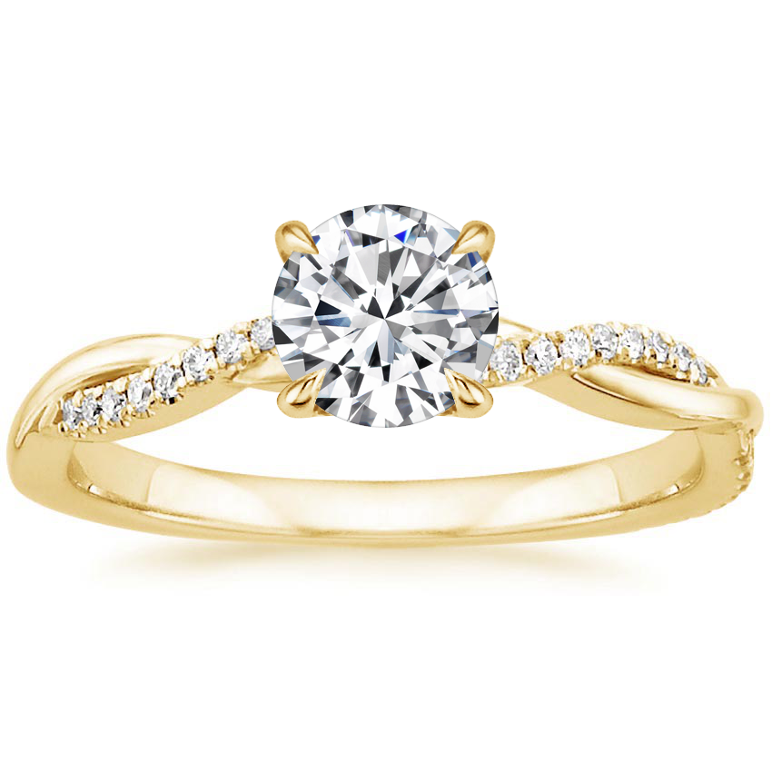 La Bague Jeanne | Or Blanc