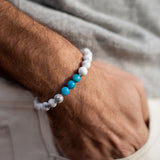 Bracelet "Motivation" en Apatite & Howlite