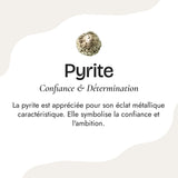 Bracelet "Feu Intérieur" en Pyrite & Oeil de tigre