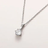 Collier Classique avec Pendentif en Zirconia