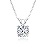 Collier Exclusif en Argent Sterling avec Moissanite