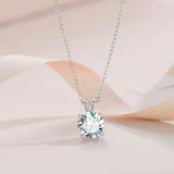 Collier Exclusif en Argent Sterling avec Moissanite