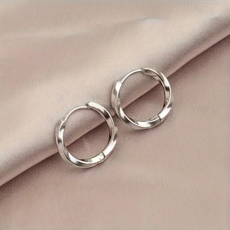 Boucles d'Oreilles Pendantes Géométriques Minimes