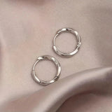 Boucles d'Oreilles Pendantes Géométriques Minimes