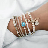 Set de bracelets hamsa | Or