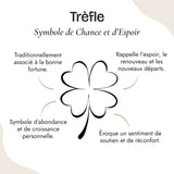 Bracelet "Trèfle Enchanté" - Couleur Or / Argent