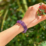 Bracelet "Symbole d'Apaisement" en Améthyste