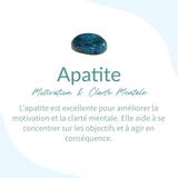 Collier "Oeil protecteur & Sérénité Intérieure" en Amazonite & Apatite