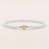 Bracelet Chic avec Initiale en Cœur (A–Z)