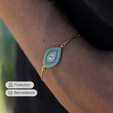 Bracelet Œil Bleu – Symbole Traditionnel contre le Mauvais Œil