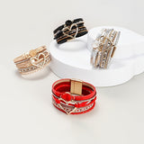 Bracelet Boho Multistrat en Cuir