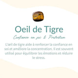 Collier "Oeil Multiple" en Oeil de Tigre, Oeil de Faucon & Oeil de Taureau