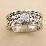 Bague Argent Intemporelle™ – Éclat de Zircone