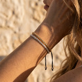 Bracelet "Vœu Tibétain" en Perles Facettées