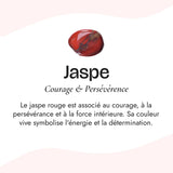 Bracelet "Ancrage & Protection" en Tourmaline, Jaspe Rouge, Hématite & Oeil de Tigre