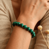 Bracelet "Renouveau" en Malachite