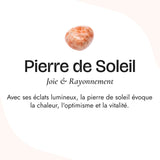 Bracelet "Joie de l'être" en Pierre de Soleil