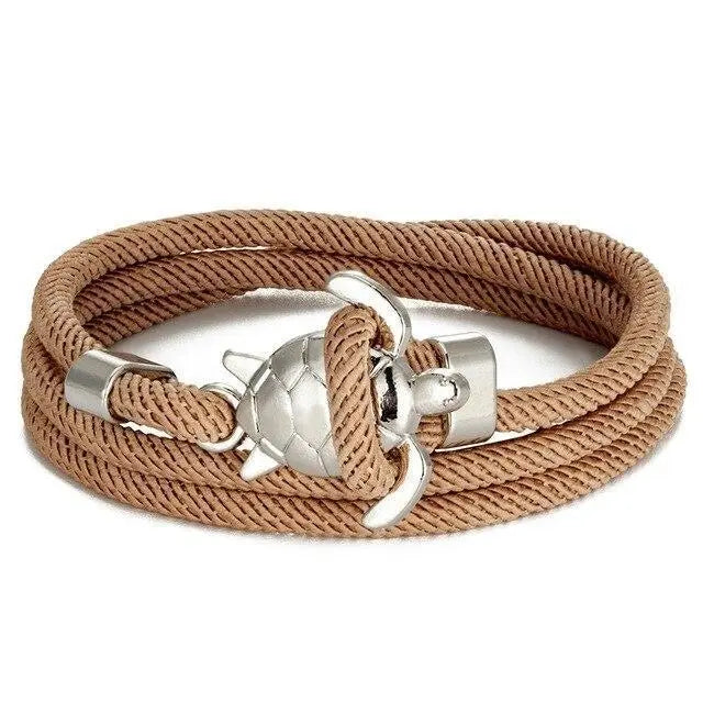 Bracelet en Tortue de Mer Fait Main
